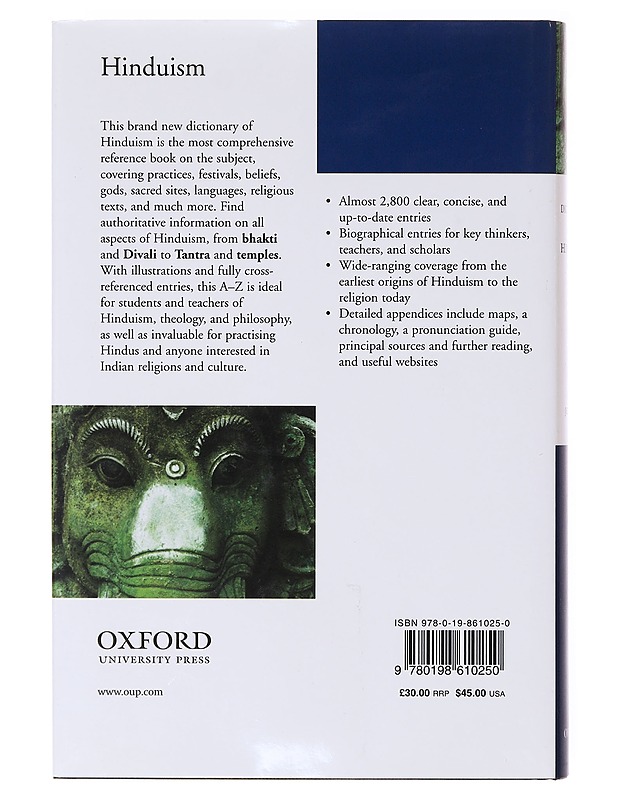 Dictionary of Hinduism - W.J. Johnson - Tietokirjat ja oppaat - 10105635001 - 1