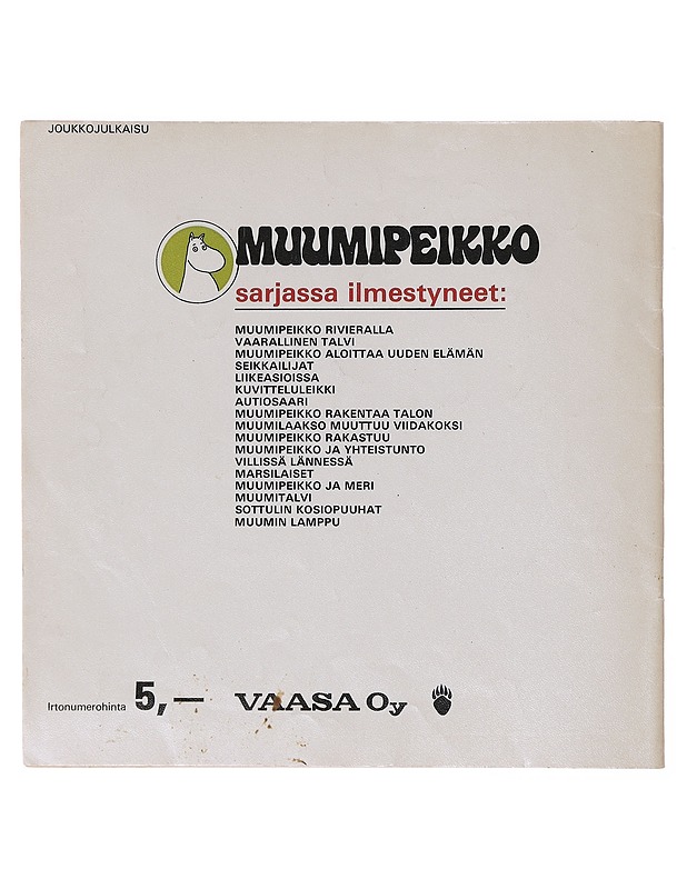 Muumipeikko No. 5/81 - Tove Ja - Lehdet - 10105635009 - 1