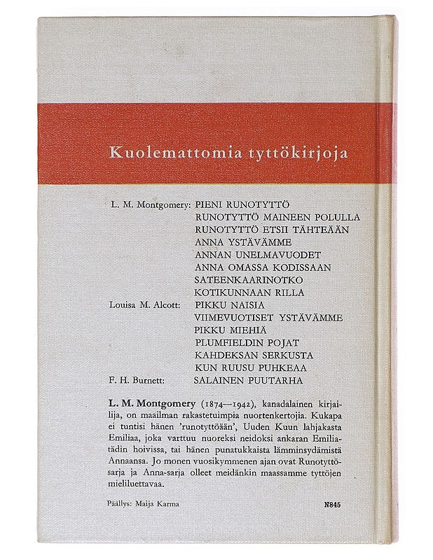 Pieni runotyttö - Montgomery, L. M. - Nuorten kirjat - 10105635015 - 1
