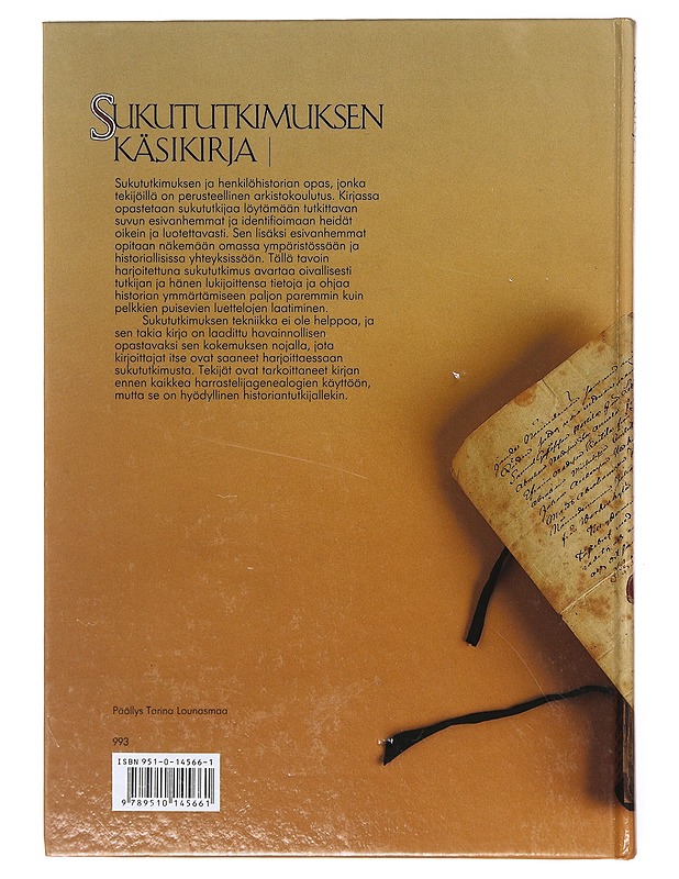 Sukututkimuksen käsikirja - Hyppönen, Marjo - Tietokirjat ja oppaat - 10105635020 - 1