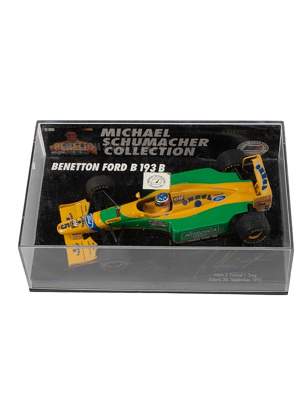 MINICHAMPS Michael Schumacher Collection - Benetton Ford B193B (Portugal GP 1993) -keräilypienoismalli - Lasten pelit ja lelut - 10105635027 - 0