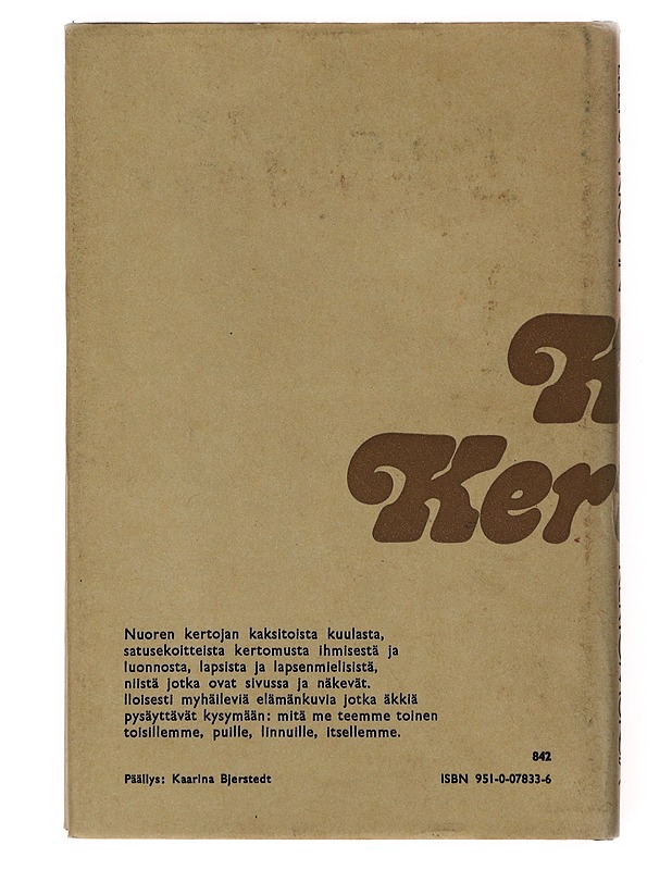 Kertomuksia - Leena Krohn - Romaanit ja novellit - 10105635028 - 1