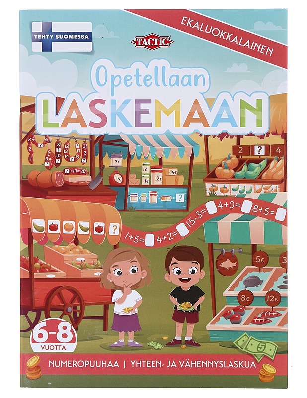 Opetellaan laskemaan lasten puuhakirja - Lastenkirjat - 10105635030 - 0