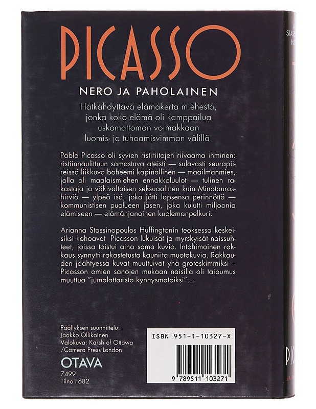 Picasso, nero ja paholainen - Stassinopoulos Huffington, Arianna - Tietokirjat ja oppaat - 10105635063 - 1