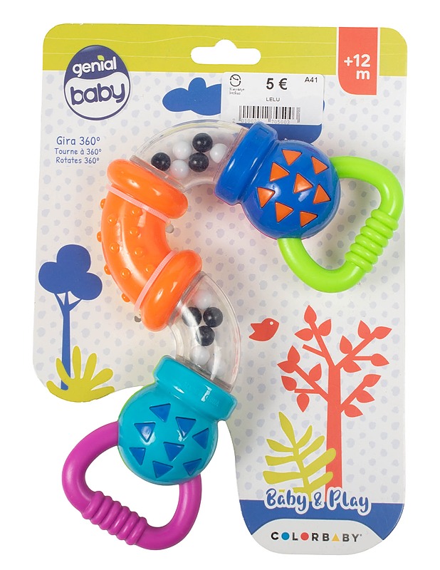 COLORBABY Genial Baby: Shape Baby -vauvanhelistin - Lasten pelit ja lelut - 10105635067 - 0
