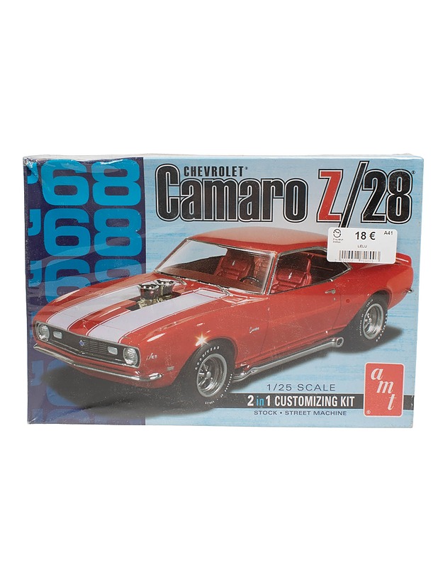 AMT '68 Chevrolet Camaro Z/28 (2 in 1 Customizing Kit) -muovimallisarja -koottava pienoismalli - Lasten pelit ja lelut - 10105635084 - 0
