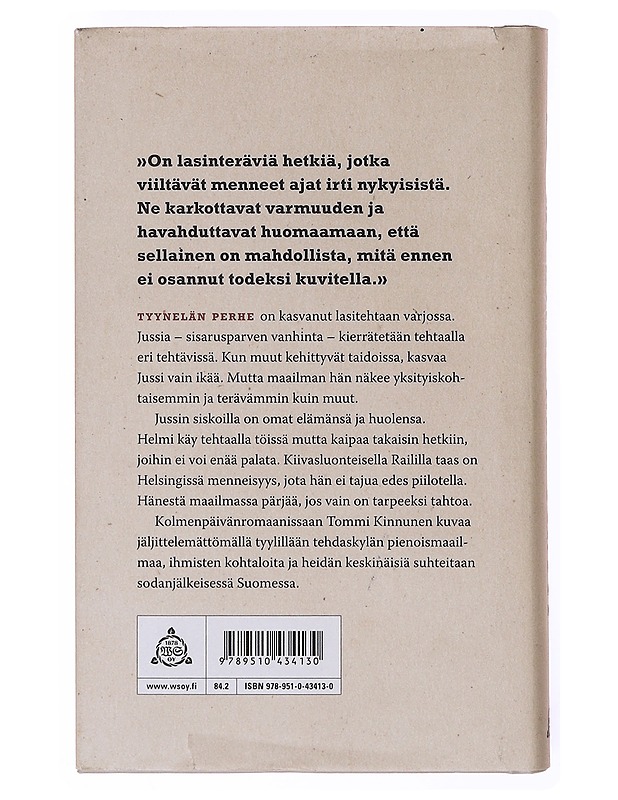 Pintti : kolmenpäivänromaani - Tommi Kinnunen - Romaanit ja novellit - 10105635094 - 1