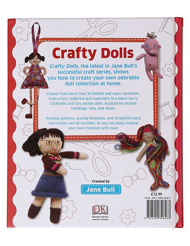 Crafty dolls - Jane Bull - Tietokirjat ja oppaat - 10105635109 - 1
