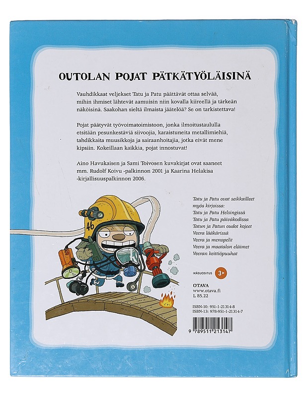 Tatu ja Patu työn touhussa - Havukainen, Aino - Lastenkirjat - 10105635152 - 1