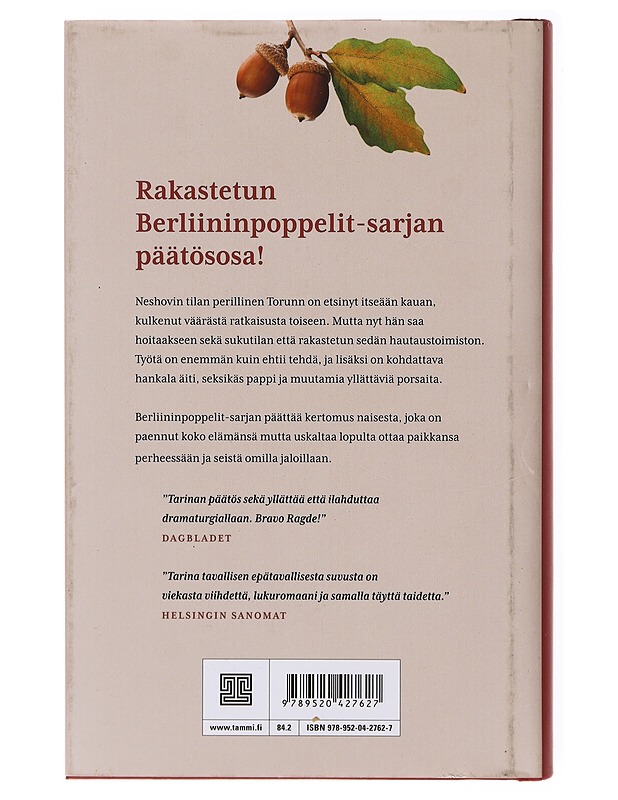 Talon tytär - Ragde, Anne B. - Romaanit ja novellit - 10105635172 - 1