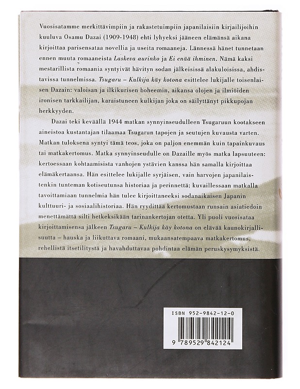 Tsugaru / kulkija käy kotona - Dazai, Osamu - Historiakirjat - 10105635194 - 1