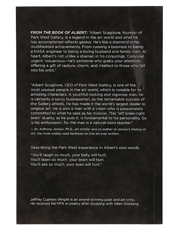 The Book of Albert - Jeffrey Cyphers Wright  - Tietokirjat - 10105635210 - 1