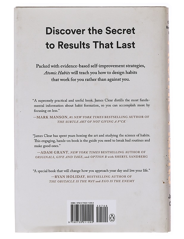 Atomic habits: Tiny Changes, Remarkable Results - James Clear - Tietokirjat ja oppaat - 10105635250 - 1