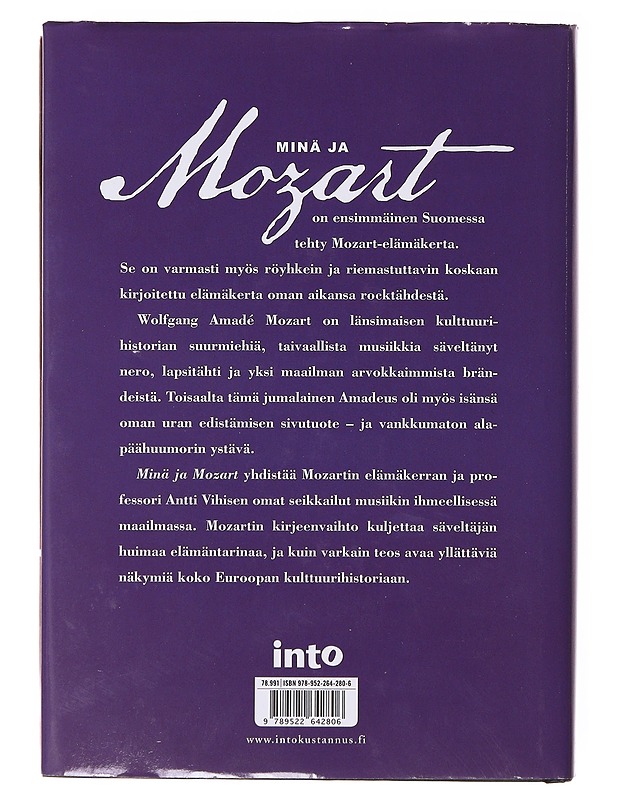 Minä ja Mozart - Antti Vihinen - Elämäkerrat ja muistelmat - 10105635263 - 1