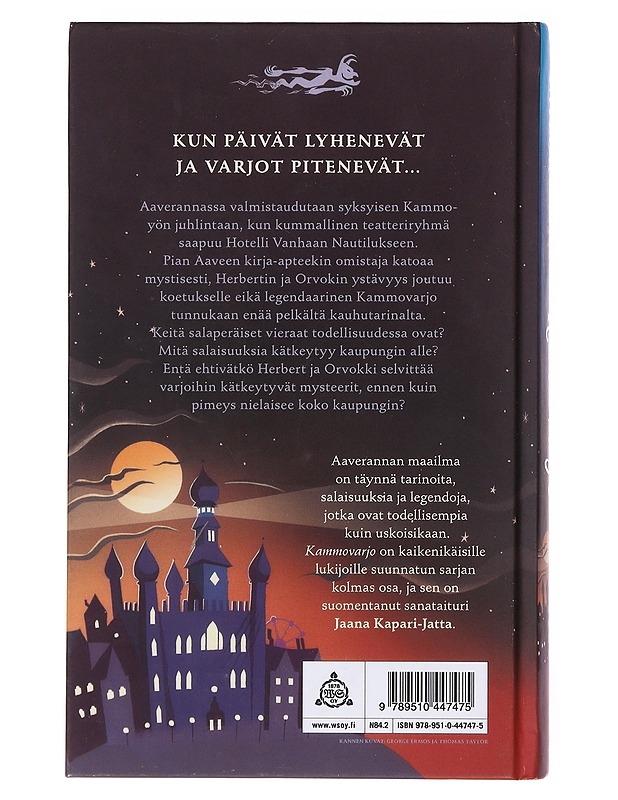 Kammovarjo - Taylor, Thomas - Romaanit ja novellit - 10105635261 - 1