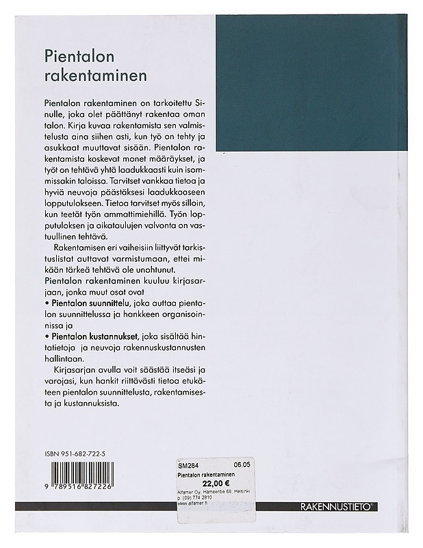 Pientalon rakentaminen - Koskenvesa, Anssi - Tietokirjat ja oppaat - 10105635271 - 1
