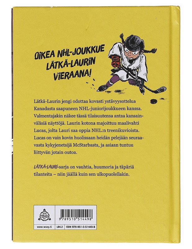 Lätkä-Lauri ja NHL-kuume - Lipasti, Roope - Lastenkirjat - 10105635292 - 1