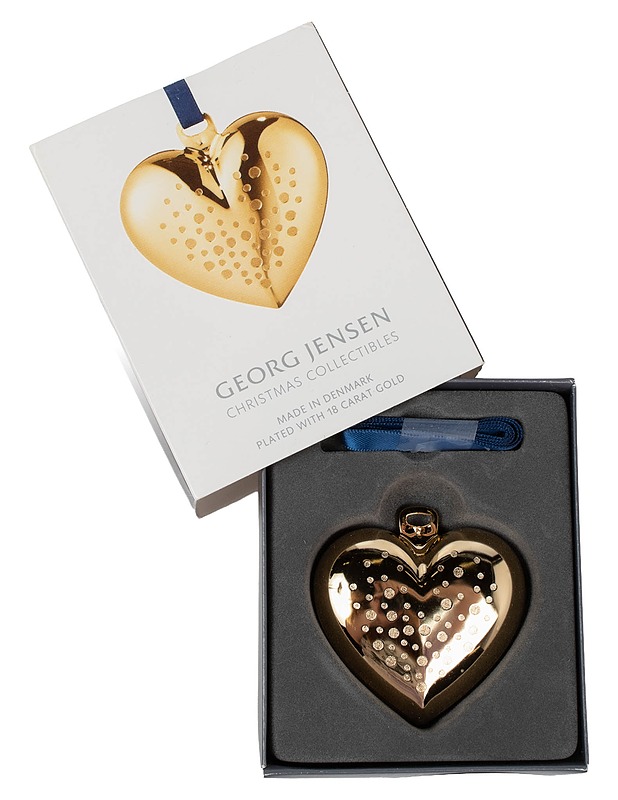 GEORG JENSEN Christmas Collectibles Christmas Heart 2007 joulukoriste - Joulutuotteet - 10105635311 - 0