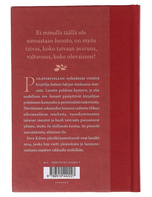 Punainen muistikirja - Eeva Kilpi - Romaanit ja novellit - 10105635313 - 1