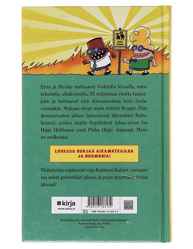Kapteeni Kalsari ja radioaktiivisten robobokserien karmaiseva kosto - Pilkey, Dav - Lastenkirjat - 10105635320 - 1