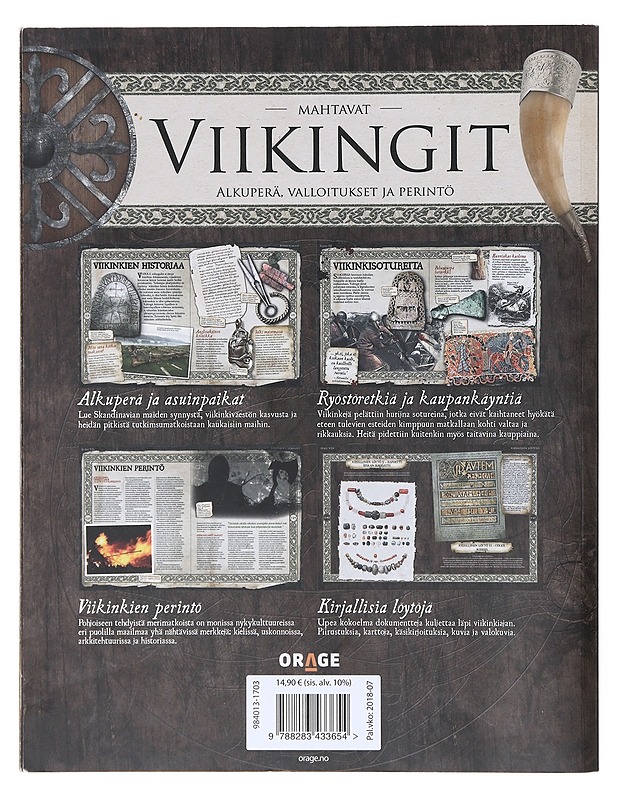 Viikingit: alkuperä, valloitukset ja perintö - Geoff Tibballs - Historiakirjat - 10105635328 - 1