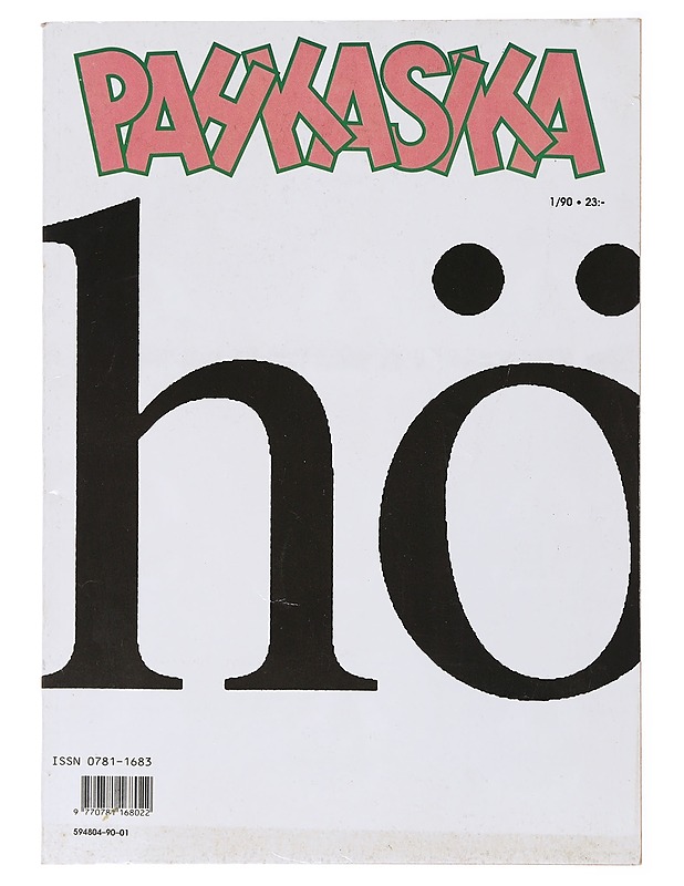 Pahkasika N:o 1/90 - Lehdet - 10105635378 - 0
