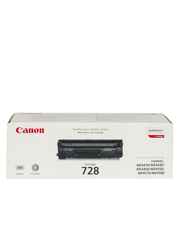 CANON Cartridge 728 -mustavalkolaservärikasetti - Tietokoneet - 10105635394 - 0