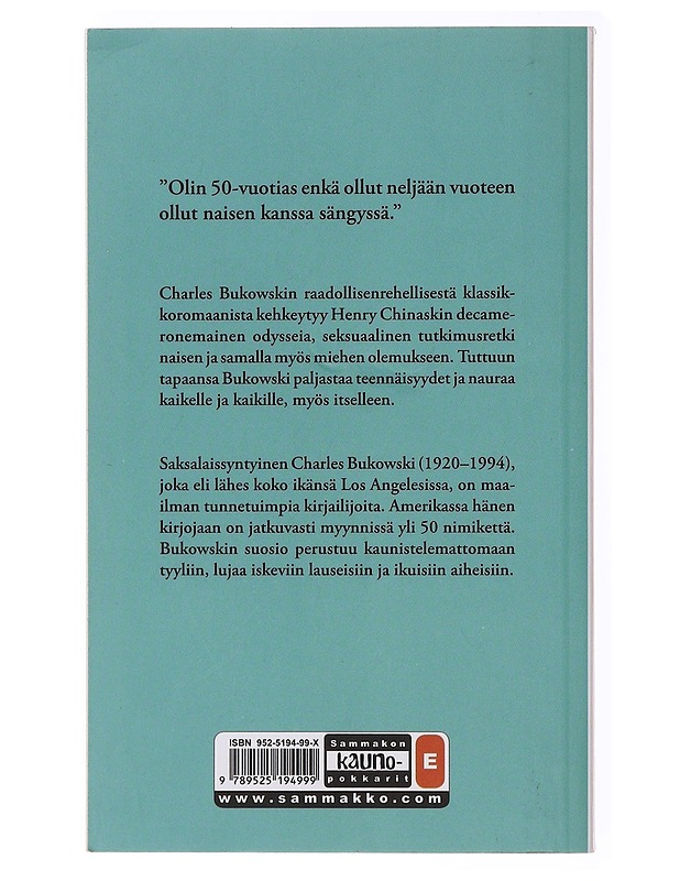 Naisia - Bukowski, Charles - Romaanit ja novellit - 10105635395 - 1