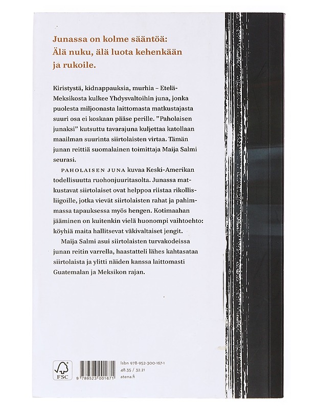 Paholaisen juna : matkalla kohti amerikkalaista unelmaa - Maija Salmi - Tietokirjat ja oppaat - 10105635398 - 1