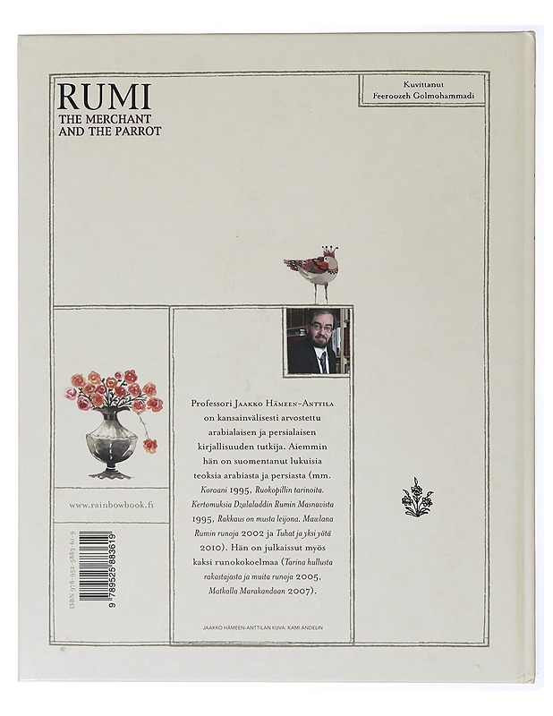 Kauppias ja papukaija - Rumi, Dzalaladdin - Lastenkirjat - 10105635418 - 1