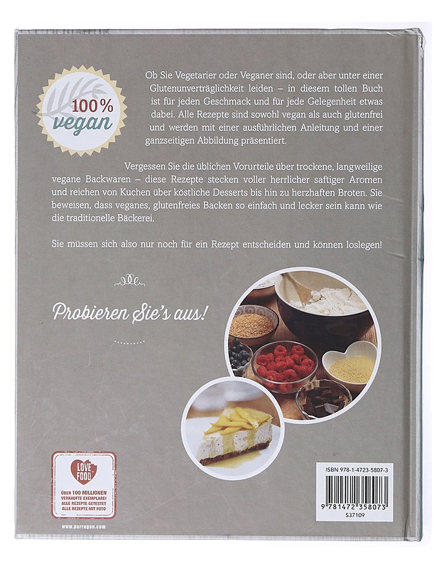 Vegan & glutenfrei backen  - Ruokakirjat - 10105635427 - 1