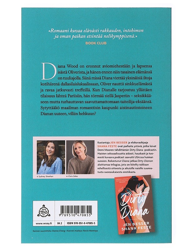 Rakastunut Diana - Besser, Jen - Romaanit ja novellit - 10105635429 - 1