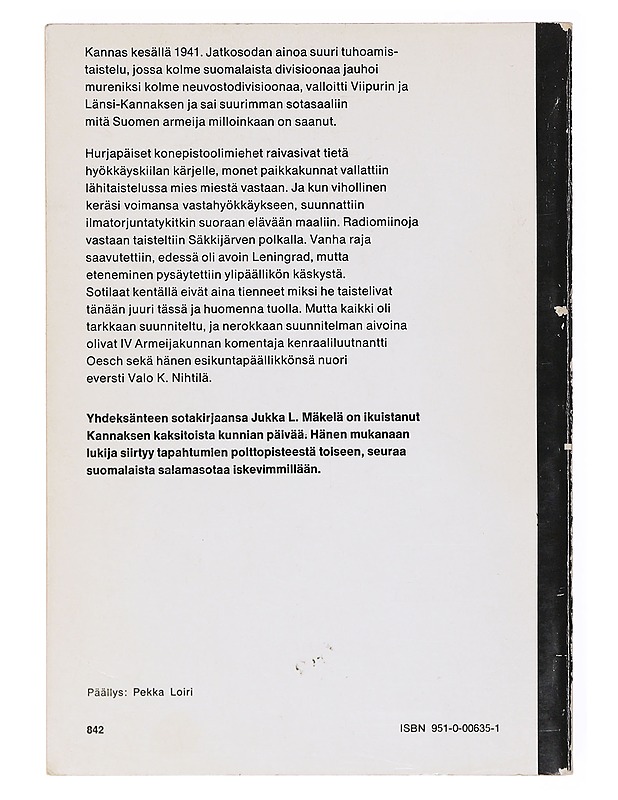 Kannas salamoi - Jukka L. Mäkelä - Elämäkerrat ja muistelmat - 10105635440 - 1