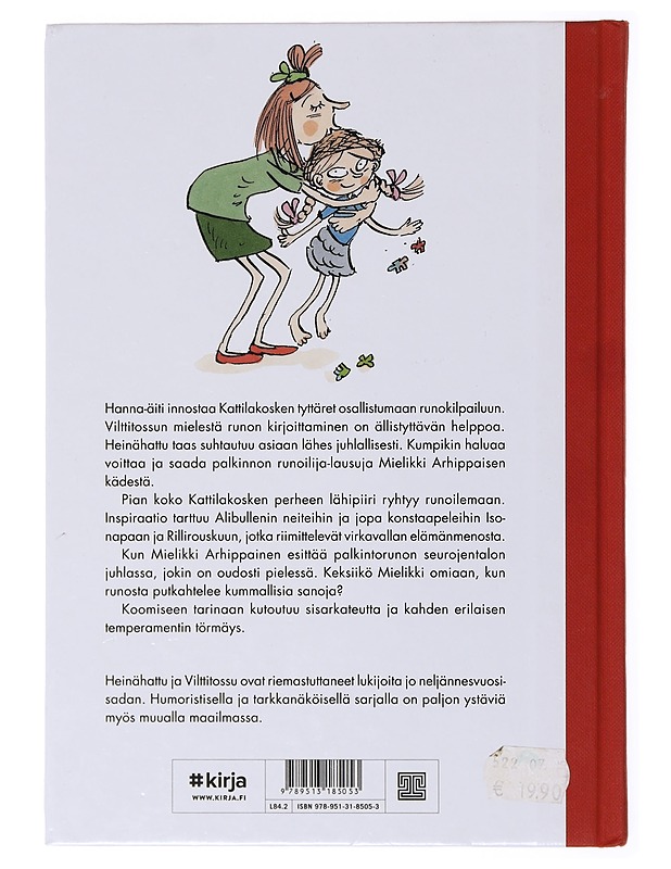 Heinähattu ja Vilttitossu runoilijoina - Nopola, Sinikka - Lastenkirjat - 10105635459 - 1