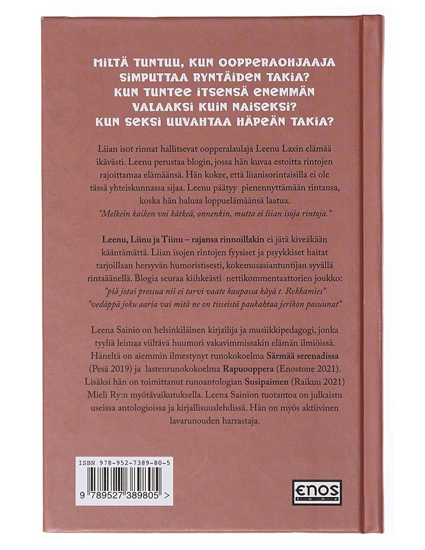 Leenu, Liinu ja Tiinu : rajansa rinnoillakin : pienoisromaani - Leena Sainio - Romaanit ja novellit - 10105635461 - 1