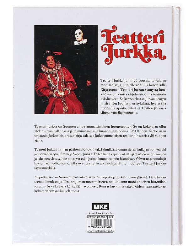 Jurkka : teatteri huoneessa - Harju, Hannu - Elämäkerrat ja muistelmat - 10105635510 - 1