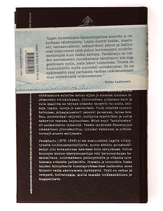 Lapin muisteluksia - Samuli Paulaharju - Historiakirjat - 10105635532 - 1
