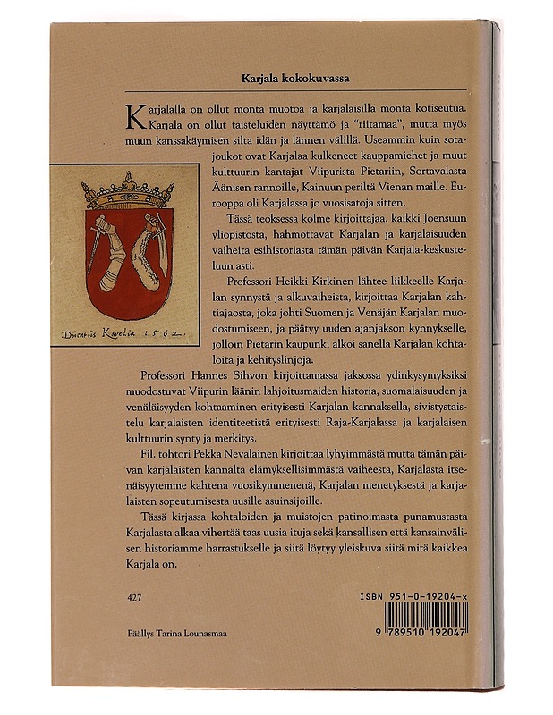 Karjalan kansan historia - Kirkinen, Heikki - Tietokirjat ja oppaat - 10105635603 - 1