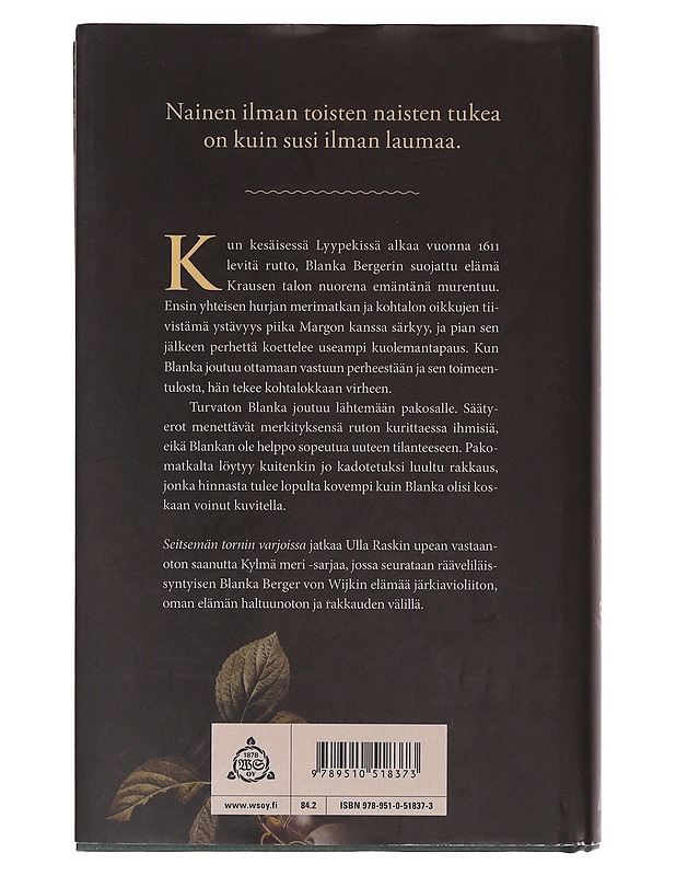 Seitsemän tornin varjoissa - Ulla Rask - Romaanit ja novellit - 10105635613 - 1