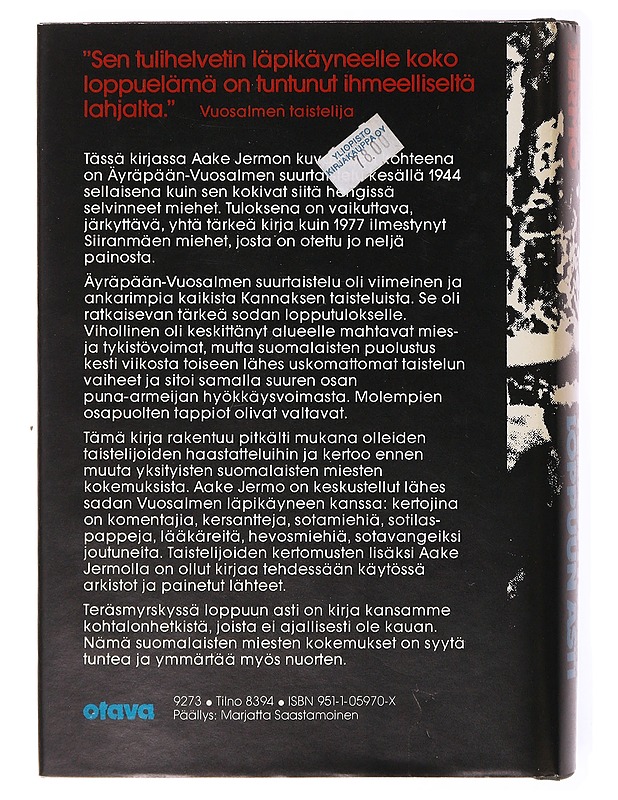 Teräsmyrskyssä loppuun asti - Aake Jermo - Tietokirjat ja oppaat - 10105635622 - 1