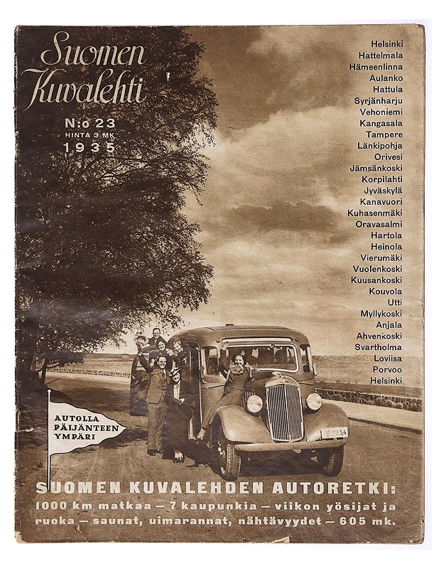 Suomen kuvalehti N:o 23/1935 - Lehdet - 10105635632 - 0