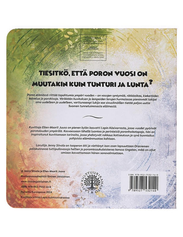 Poron vuosi - Siivola, Jenny - Lastenkirjat - 10105635703 - 1