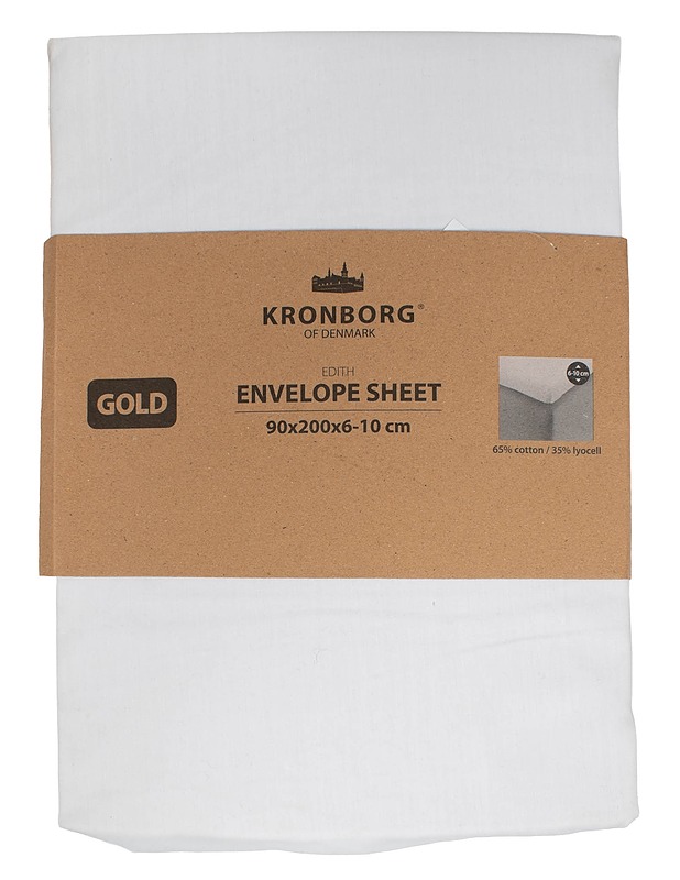 KRONBORG Gold lakana, 90x200x6-10 cm - Liinavaatteet - 10105635719 - 0
