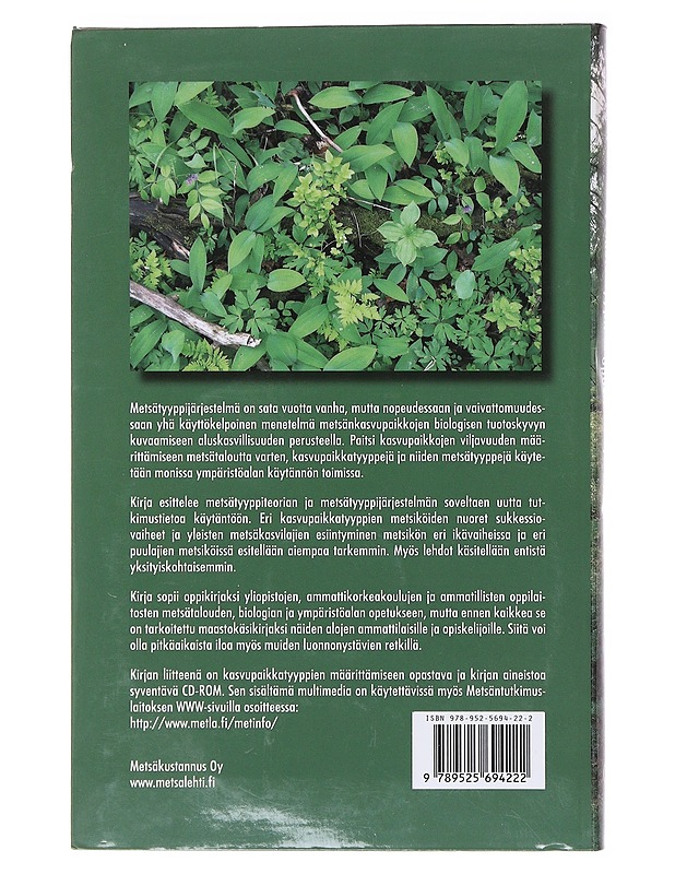 Metsätyypit : opas kasvupaikkojen luokitteluun - Tonteri, Tiina - Tietokirjat ja oppaat - 10105635788 - 1