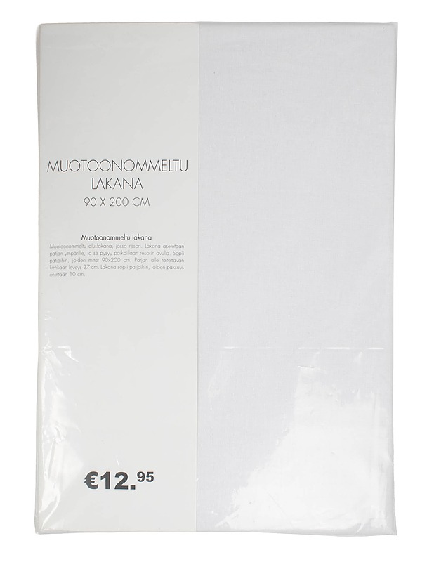 Muotoonommeltu lakana, 90x200 cm - Liinavaatteet - 10105635829 - 0