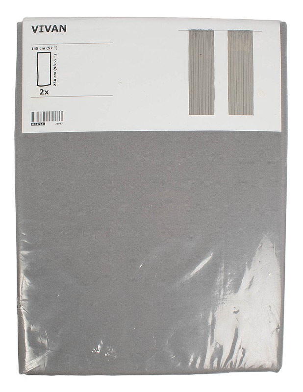IKEA VIVAN verhot, 145 x 250 cm - 2 kpl - Verhot ja kapat - 10105635843 - 0
