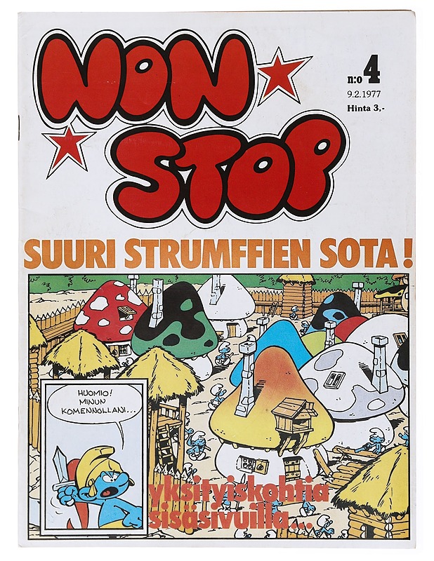 Non Stop numero 4 vuodelta 1977 - Esa Korhonen - Lastenkirjat - 10105635860 - 0