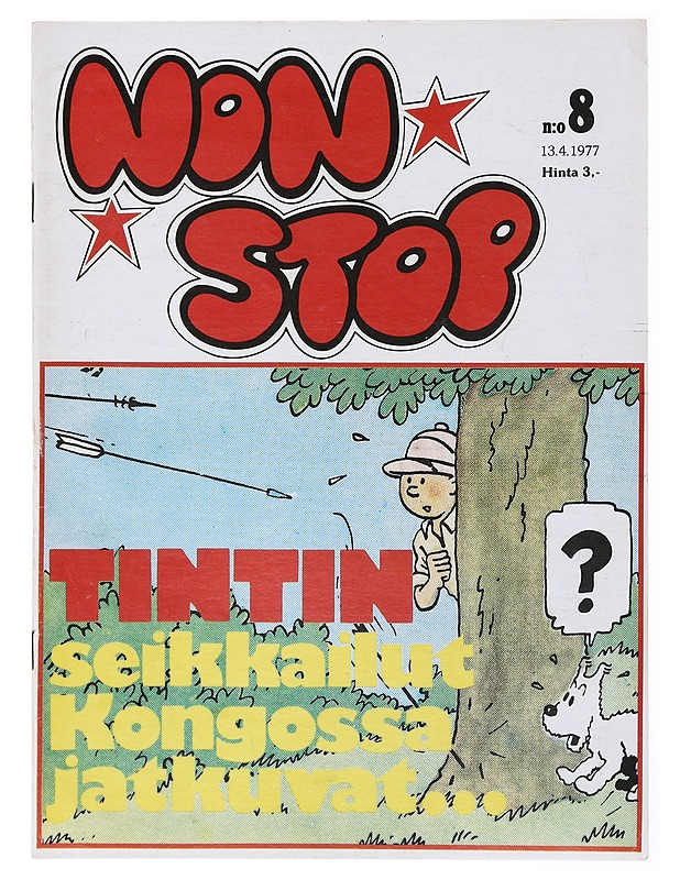 Non Stop numero 8 vuodelta 1977 - Esa Korhonen - Lastenkirjat - 10105635866 - 0