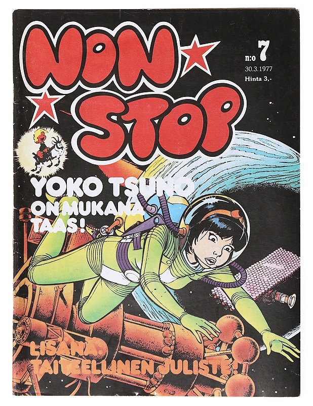 Non Stop numero 7 vuodelta 1977 - Esa Korhonen - Lastenkirjat - 10105635896 - 0
