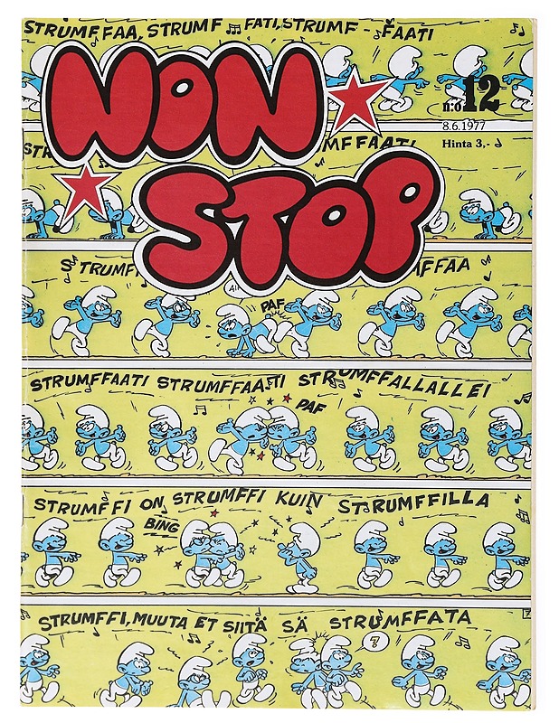 Non Stop numero 12 vuodelta 1977 - Esa Korhonen - Lastenkirjat - 10105635904 - 0